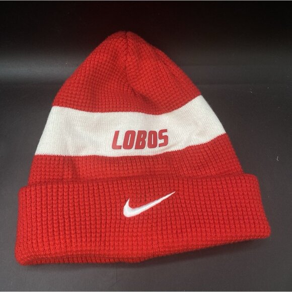 Nike Other - Nike University of New Mexico Lobos Beanie Adult NCAA Red White